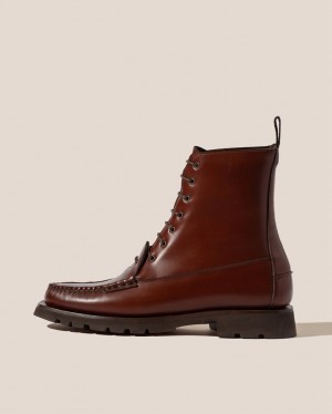 Botte Hereu Cordo Tread Sole Dentelle-up Homme Marron | Paris-97DWAYBTJ