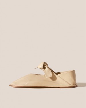 Chaussure Plate Hereu Llasada Front-knot Femme Blanche | Paris-75UHEMTLY