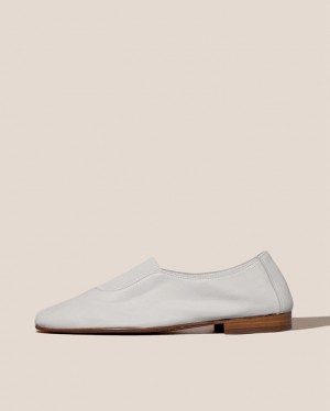 Chaussure Slip On Hereu Caoma Elasticated Femme Blanche | Paris-06RICGSDY