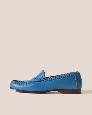 Mocassin Hereu Sastre Braided Seams Pull-on Femme Bleu | Paris-32INEAUTD