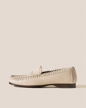 Mocassin Hereu Sastre Braided Seams Pull-on Homme Blanche | Paris-79BLVXMFT