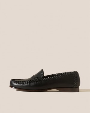 Mocassin Hereu Sastre Braided Seams Pull-on Homme Noir | Paris-10BJVZOLD