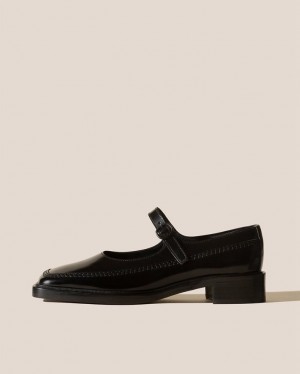 Mocassin Hereu Sio Polished Mary Jane Femme Noir | Paris-02KXPLQAV