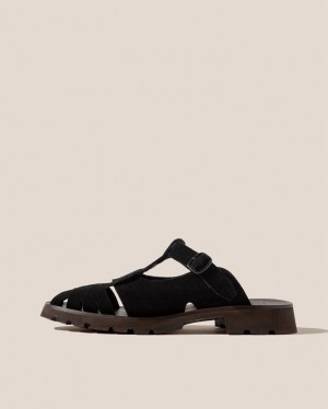 Mules Hereu Canya Sport Fisherman Homme Noir | Paris-58HBYRAMJ