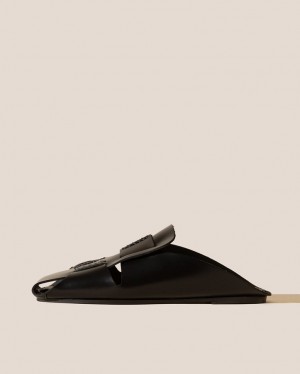 Mules Hereu Muntana Plates Fisherman Femme Noir | Paris-37NKGJIWT