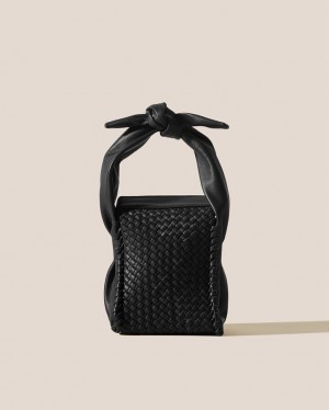 Sac Bandoulière Hereu Molta Handwoven Mini Box Femme Noir | Paris-81ESLANKO