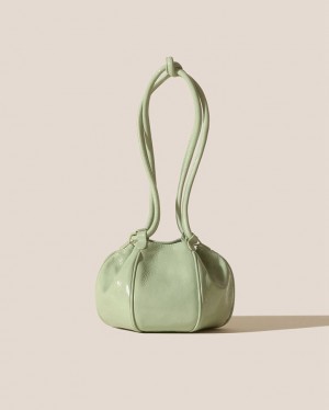 Sac Crossbody Hereu Globul Mini Crinkled Glossy Balloon-shaped Femme Menthe | Paris-92FTAJGND