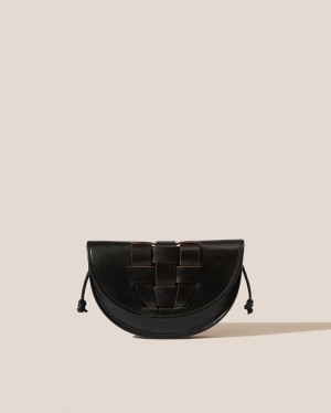 Sac Crossbody Hereu Lluna Nova Interwoven Front Detail Femme Noir | Paris-29WPTAGBL