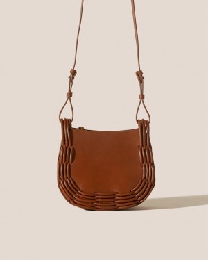 Sac Crossbody Hereu Pinar Braided Detail Femme Marron | Paris-40NAZOXME