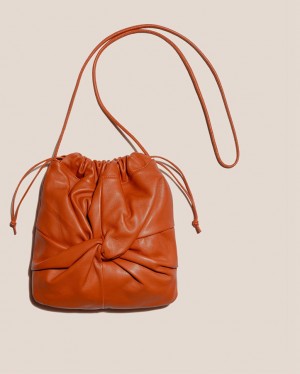 Sac Crossbody Hereu Ronet Twisted Femme Orange | Paris-48ONAYCSW