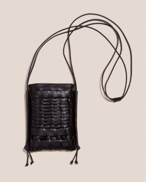 Sac Crossbody Hereu Trena Mini Plates Square Femme Noir | Paris-84XCAMNWF