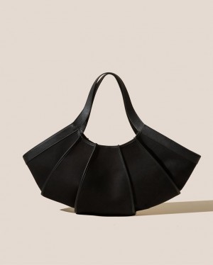 Sacs Fourre Tout Hereu Delta Shell-shaped Femme Noir | Paris-03IWONVTB