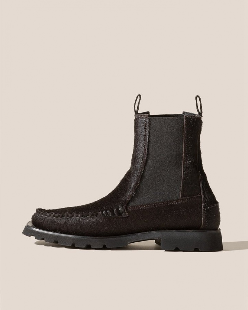 Bottines Chelsea Hereu Alda Sport Calf Hair Tread Sole Mid-calf Homme Noir | Paris-51HJWUFLV