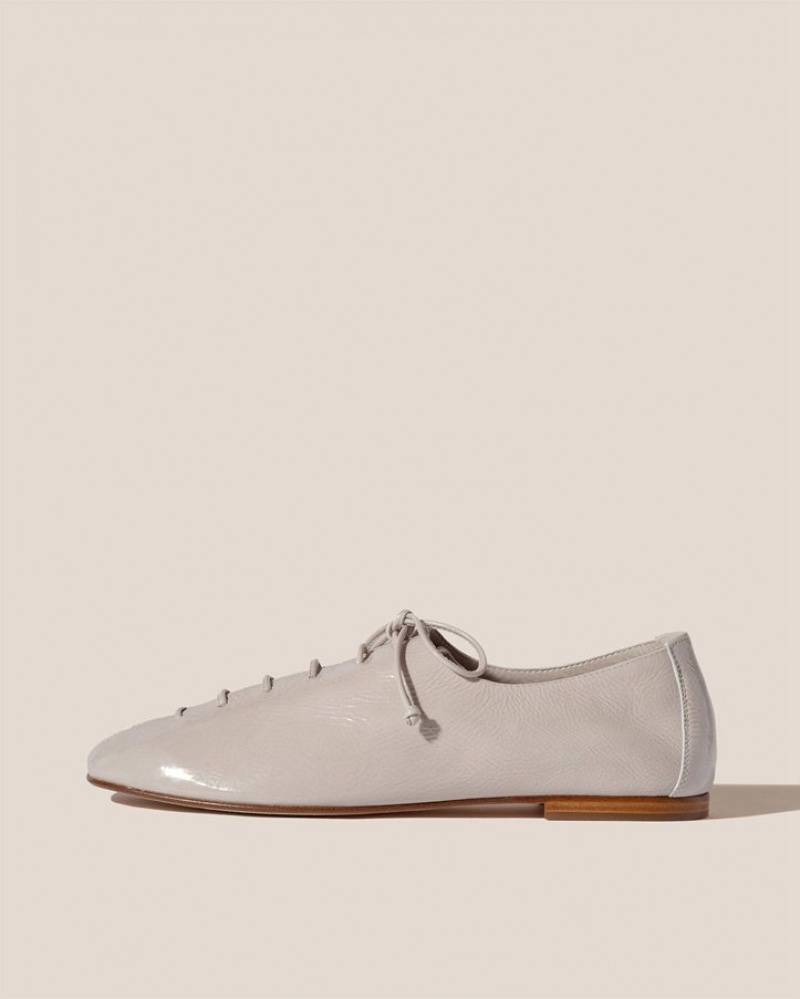 Chaussure Lacet Hereu Plegada Crinkled Glossy Deconstructed Femme Blanche | Paris-24IHTZJRL