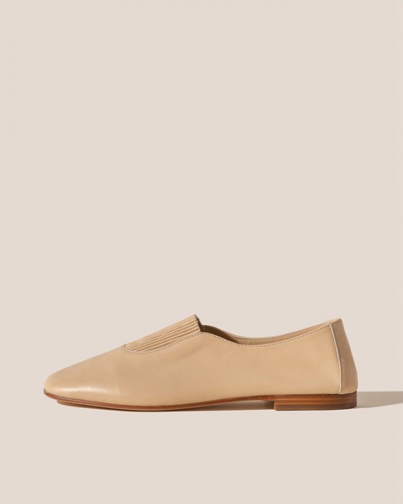 Chaussure Slip On Hereu Caoma Elasticated Femme Blanche | Paris-38UHJLEBG