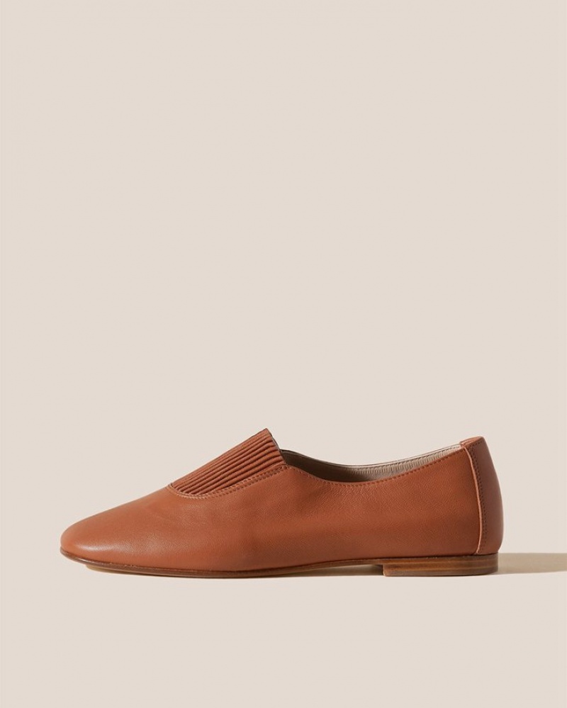 Chaussure Slip On Hereu Caoma Elasticated Femme Marron | Paris-86NIFCDUR