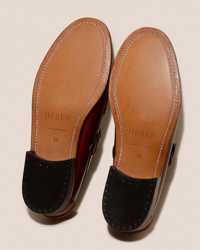 Mocassin Hereu Alber T-bar Homme Marron | Paris-60JGVTPZK