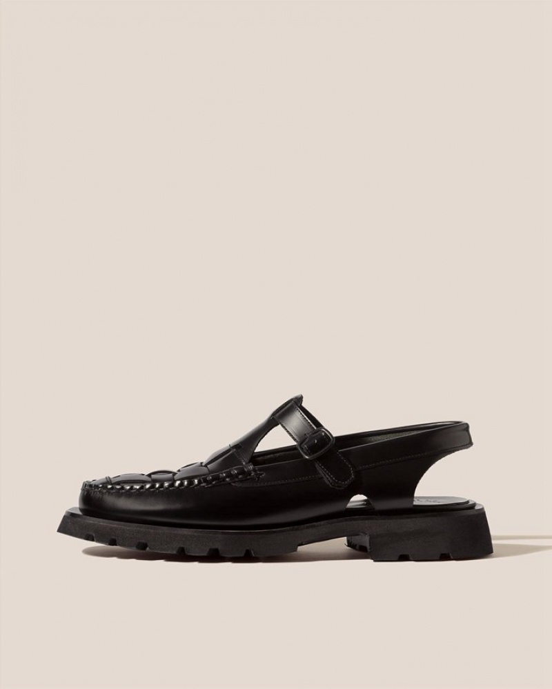 Mocassin Hereu Cranc Sport Tread Sole Slingback Homme Noir | Paris-31NPUVQBF