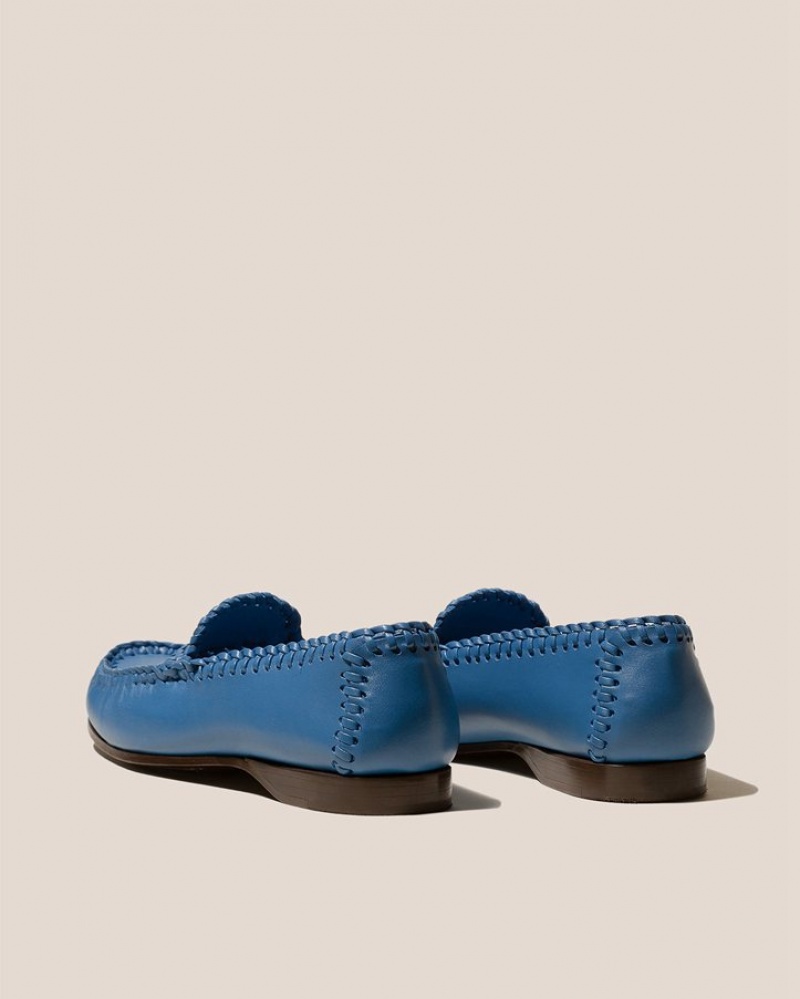 Mocassin Hereu Sastre Braided Seams Pull-on Femme Bleu | Paris-32INEAUTD