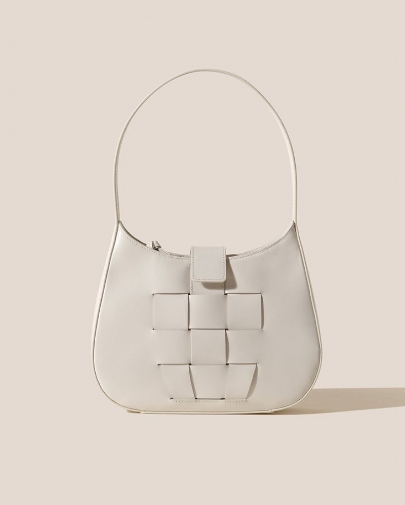 Sac Bandoulière Hereu Bauza Structured Femme Blanche | Paris-59INMLWAK