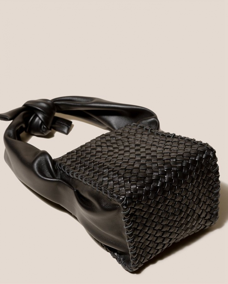 Sac Bandoulière Hereu Molta Handwoven Mini Box Femme Noir | Paris-81ESLANKO