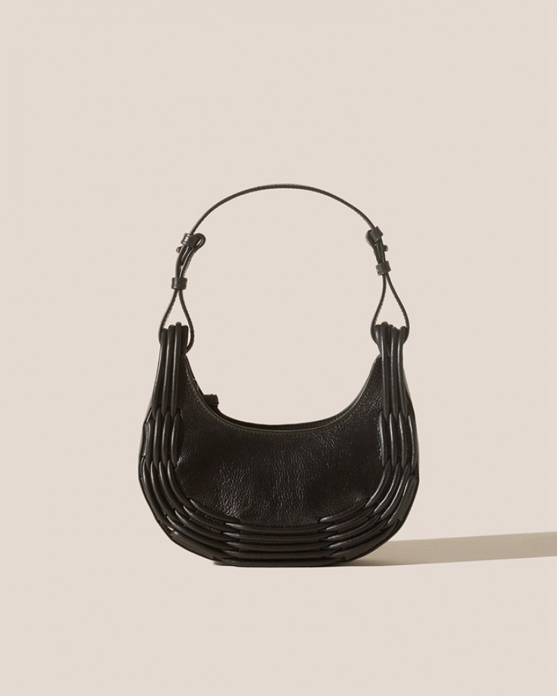 Sac Bandoulière Hereu Pinar Shoulder Braided Detail Femme Noir | Paris-43NWRUIGJ