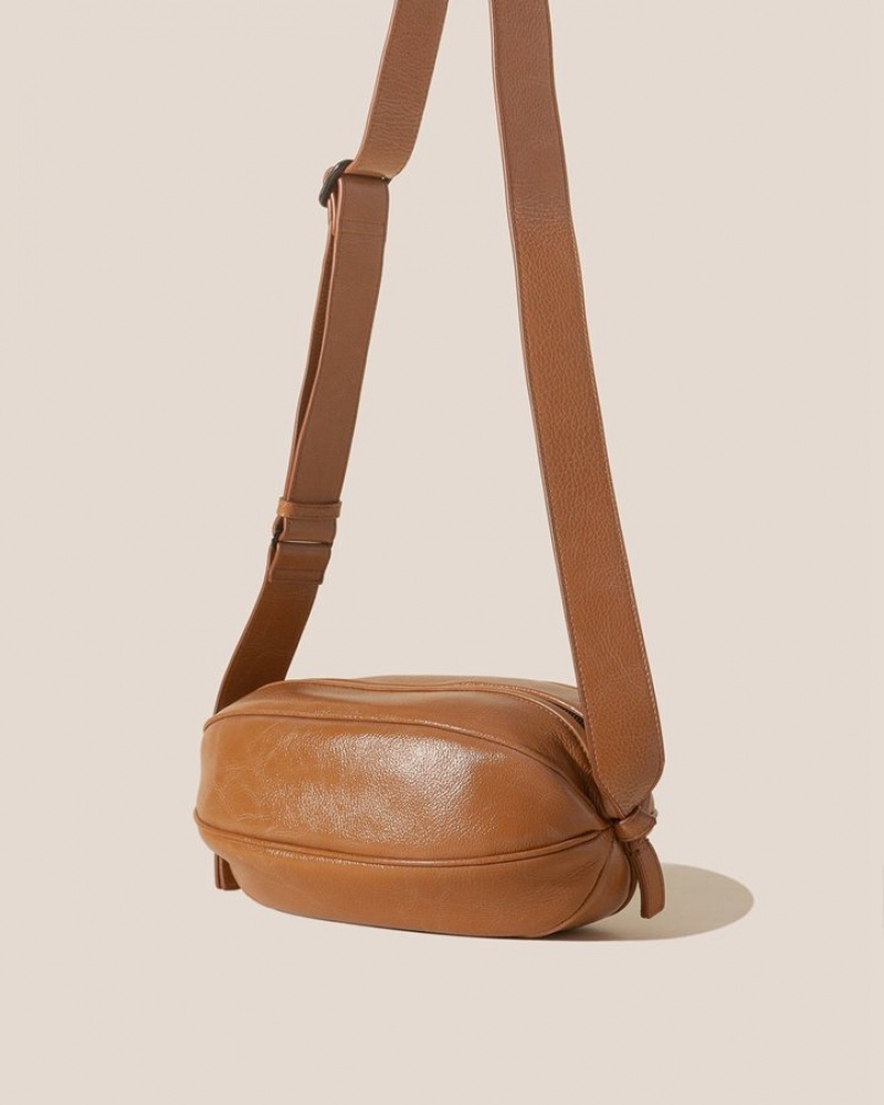 Sac Crossbody Hereu Boya L Distressed Ball-shaped Homme Marron | Paris-60YXLSPKW