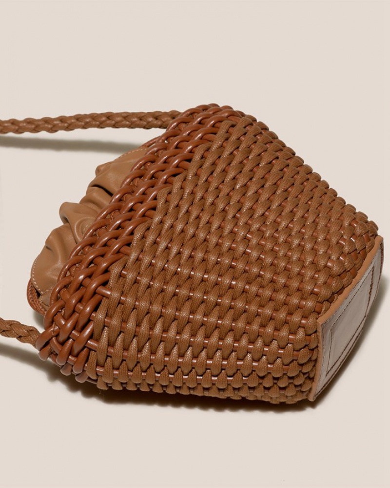 Sac Crossbody Hereu Fiol Hand-braided Mini Femme Marron | Paris-04LCQVMBA