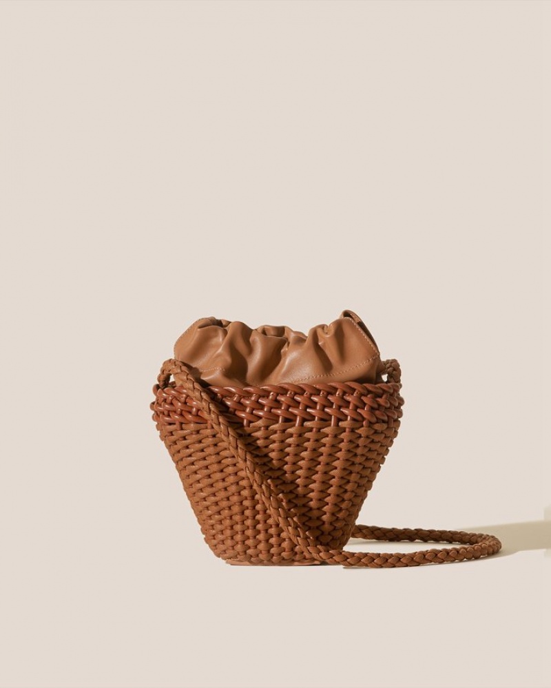 Sac Crossbody Hereu Fiol Hand-braided Mini Femme Marron | Paris-04LCQVMBA