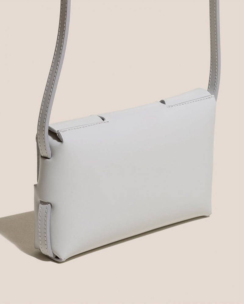 Sac Crossbody Hereu Mabra Mini Woven Detail Femme Grise Clair | Paris-03GLAZUHJ