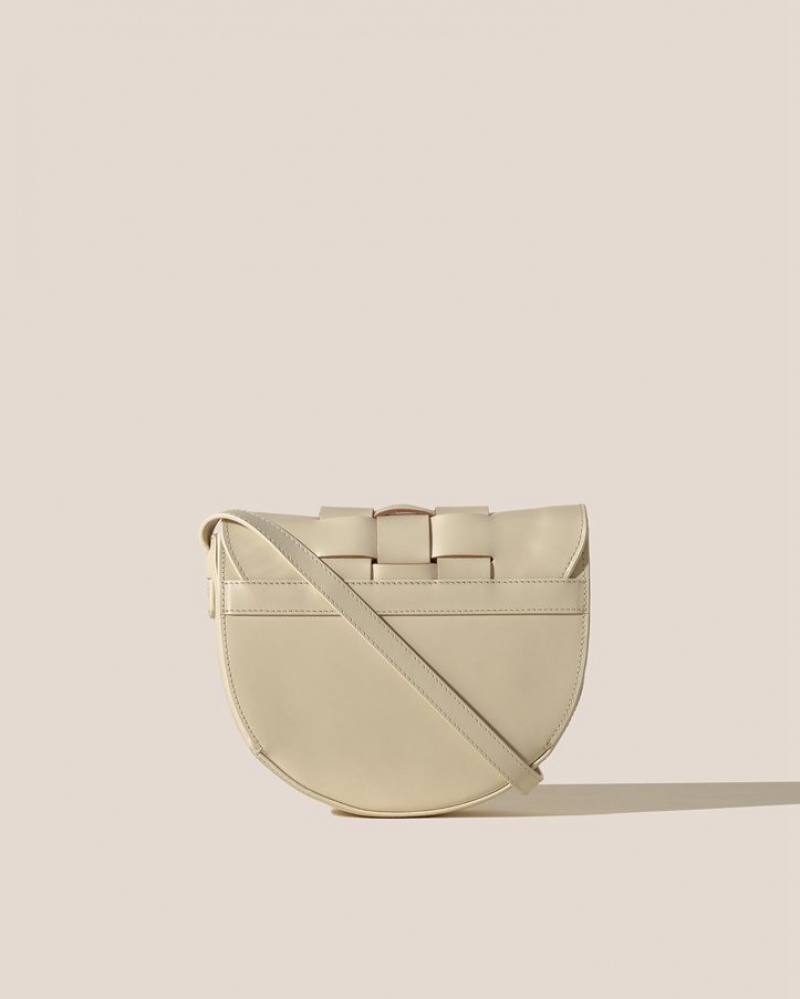 Sac Crossbody Hereu Sinia Satchel Interwoven Front Detail Femme Blanche | Paris-24ITHDUVY