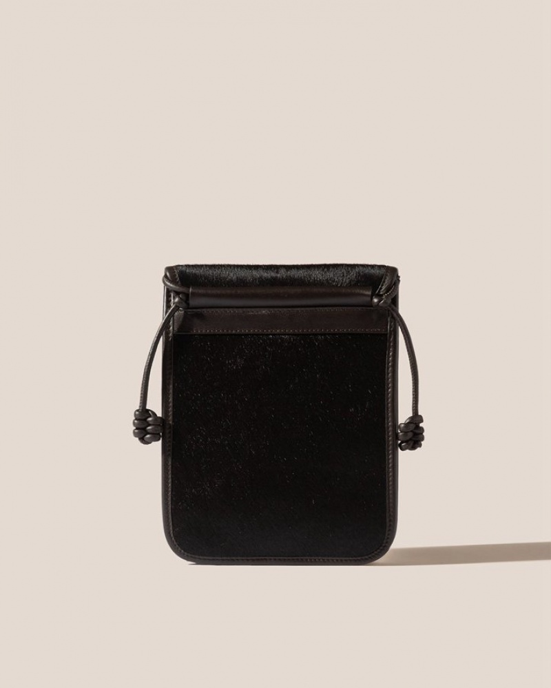 Sac Crossbody Hereu Terra Calf Hair Square-flat Homme Noir | Paris-84KHZMABG