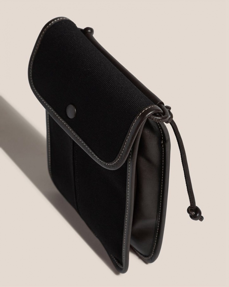 Sac Crossbody Hereu Terra Square-flat Femme Noir | Paris-09PRMUFZC