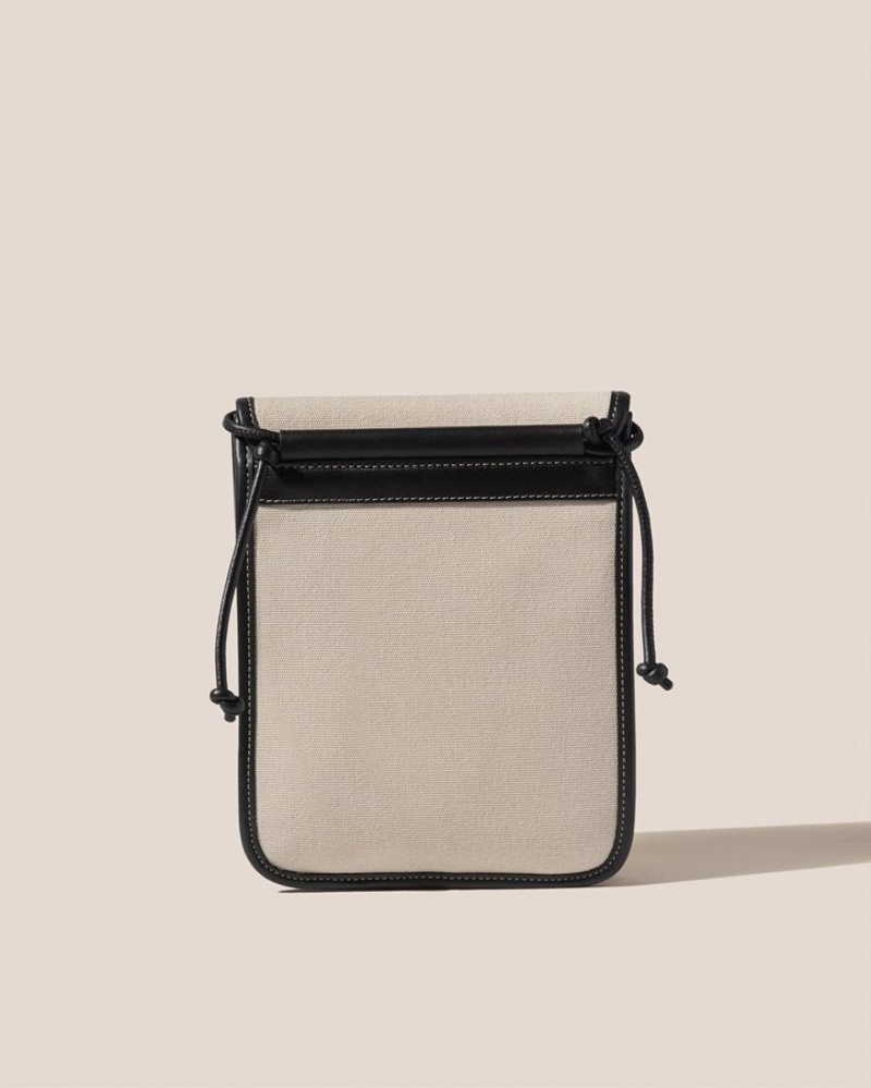 Sac Crossbody Hereu Terra Square-flat Homme Blanche Noir | Paris-83ZNXPCIL