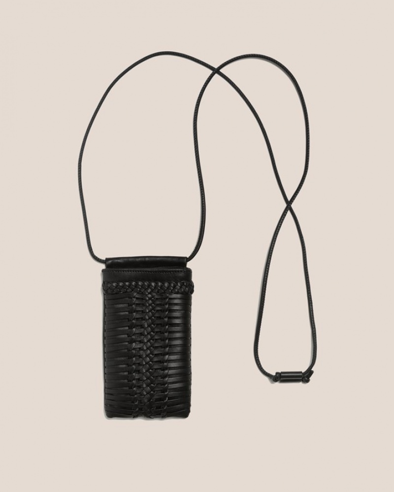 Sac Mobile Hereu Trena Woven Femme Noir | Paris-91RTJUMXS