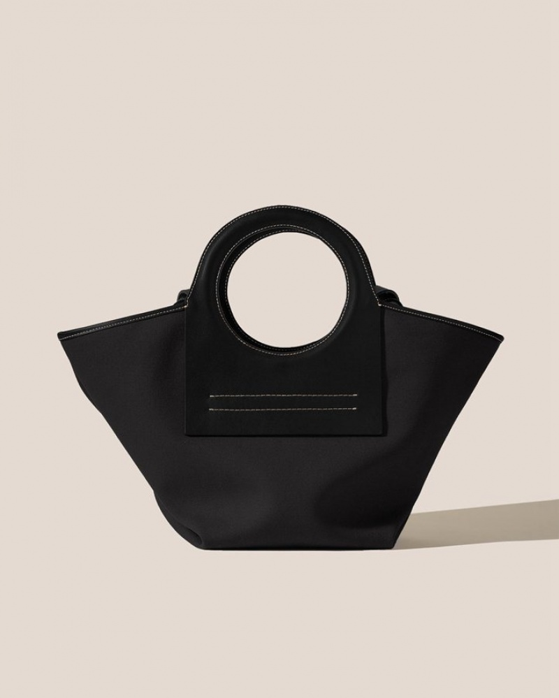 Sacs Fourre Tout Hereu Cala S Cuir-trimmed Tela Femme Noir | Paris-89UJZOTGK