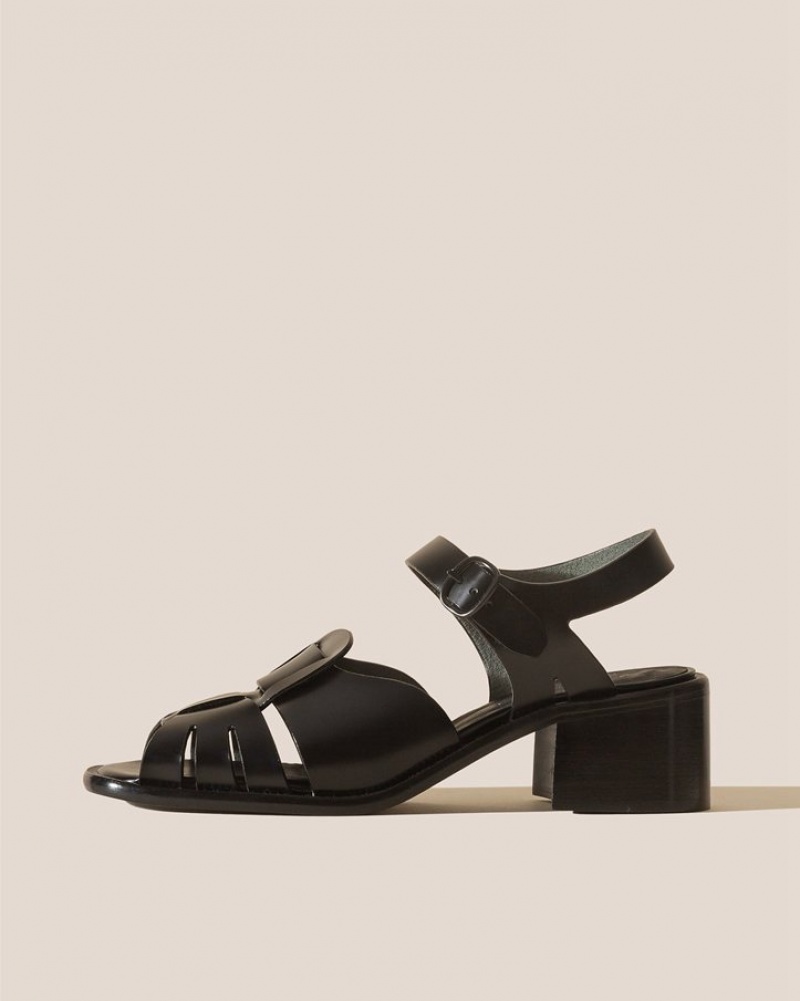 Sandale Hereu Ancora Squared Talons Open-toe Fisherman Femme Noir | Paris-96JIBQYWC