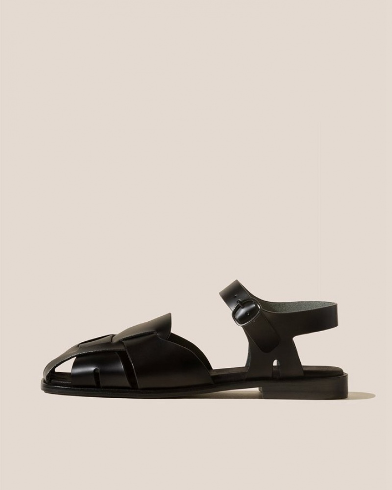 Sandale Hereu Pedra Squared Closed-toe Fisherman Homme Noir | Paris-01COKBPUY